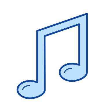 Crotchet satırı simgesi.