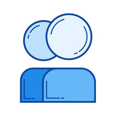 Grup insanlar satırı simgesi.