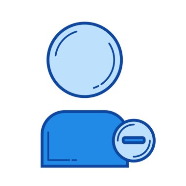 Kullanıcı çizgi simgesini silmek.