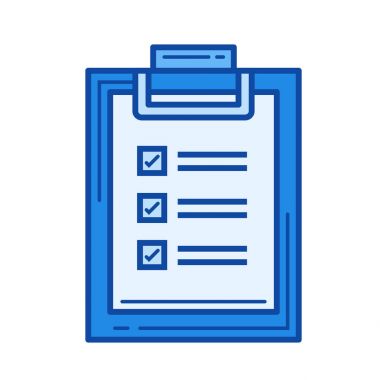 Tıbbi rapor satırı simgesi.