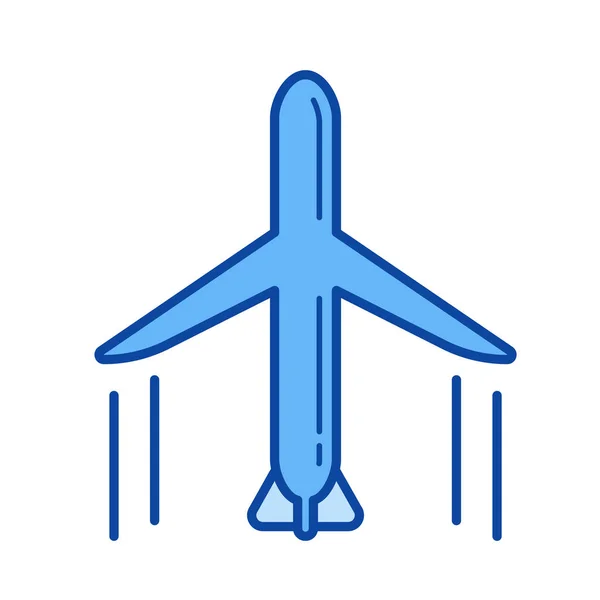 Ikona logistyczne linii lotniczych. — Wektor stockowy