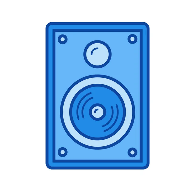 Audio speaker line icon. — Stock Vector