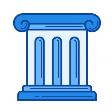 Antik sütun satırı simgesi.