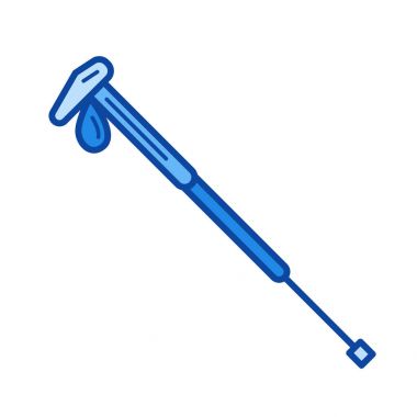 Trekking kutup satırı simgesi.