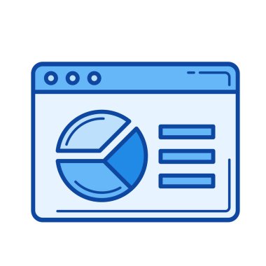 Analytics satırı simgesi.