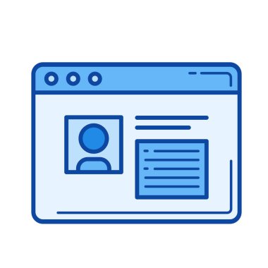 Profil satırı simgesi.