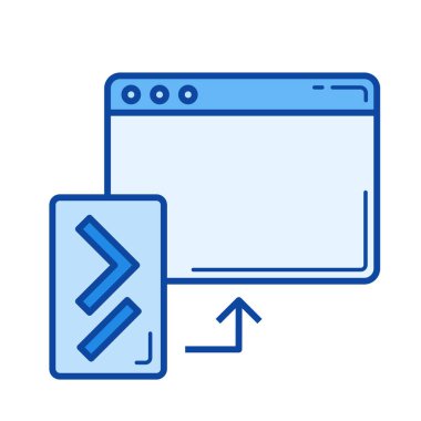 Kodu güncelleştirme satırı simgesi.