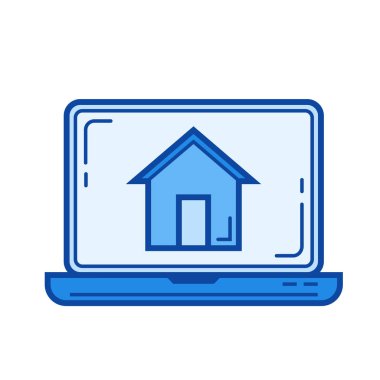 Kurumsal Web sitesi satırı simgesi.