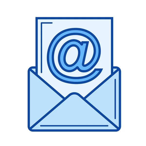 Inkommande mail ikon. — Stock vektor