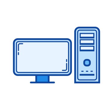 Bilgisayar satırı simgesi.