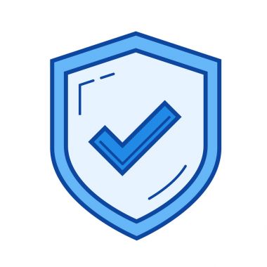 veri güvenlik satırı simgesi.