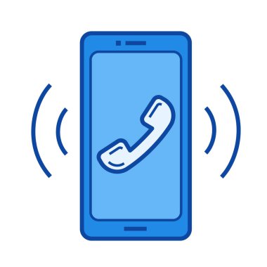 Akıllı telefon satırı simgesi.