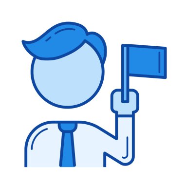 Takım lideri satırı simgesi.