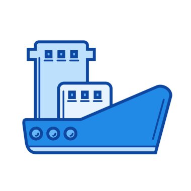 Balıkçı teknesi simgesi.