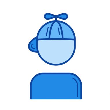 Genç satırı simgesi.