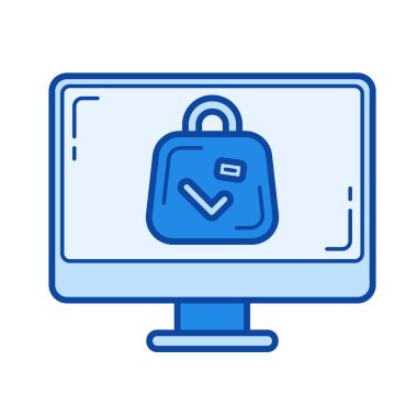 Havaalanı tarayıcı satırı simgesi.