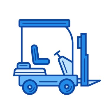 Forklift satırı simgesi.