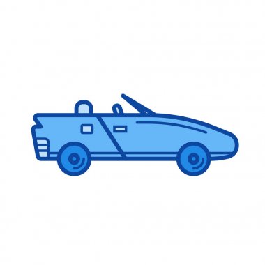 Cabriolet satırı simgesi.