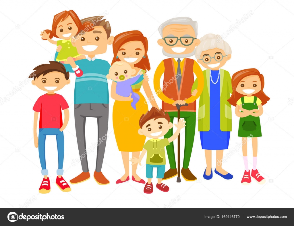 extended family icon clipart