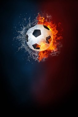 Futbol Spor turnuva modern poster şablonu.