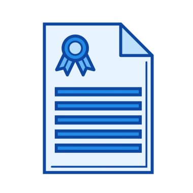 Ev satın alma sözleşmesi satırı simgesi.