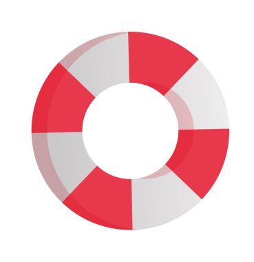 Lifebuoy vektör karikatür çizim.