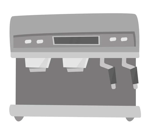 Moderna máquina de café vector ilustración de dibujos animados . — Vector de stock