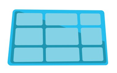 Güneş paneli vektör karikatür çizim.