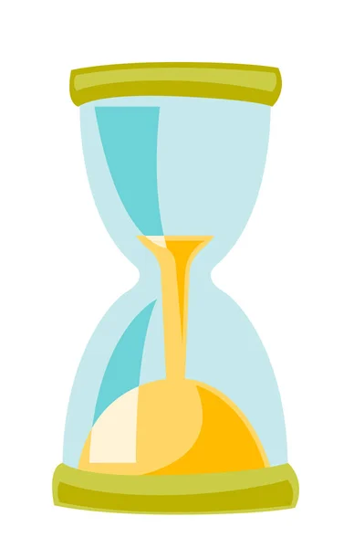 Vectorillustratie cartoon transparant sandglass. — Stockvector