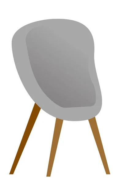 Gris silla moderna vector ilustración de dibujos animados . — Vector de stock