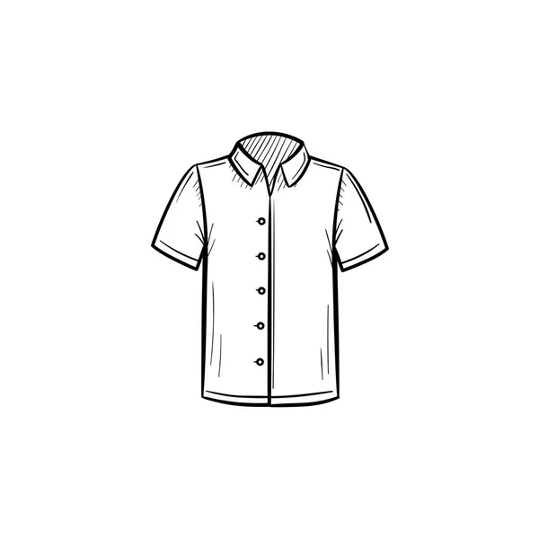 Polo dibujado a mano icono del boceto . — Vector de stock