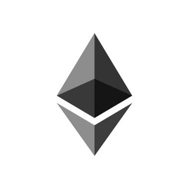 Ethereum para sembol logosu.