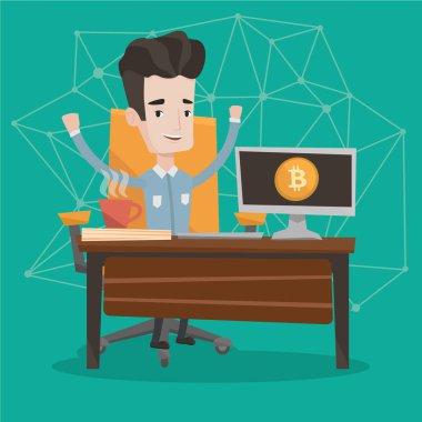 Yeni cryptocurrency başlangıç başarılı promosyon