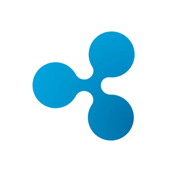 Логотип символу монети Ripple . — стоковий вектор