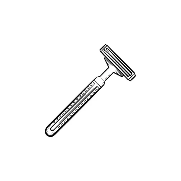 Razor hand getrokken schets pictogram. — Stockvector