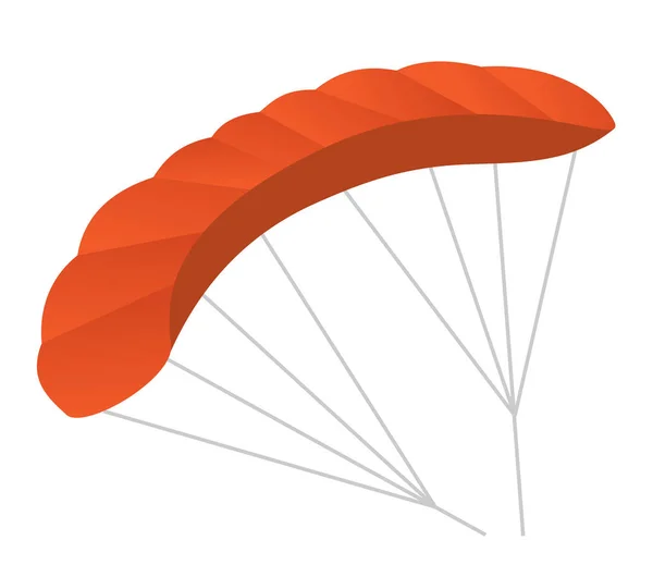 Paraglider-Vektor-Cartoon-Illustration. — Stockvektor