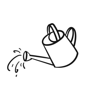 Sulama olabilir el çizilmiş kroki simgesi.