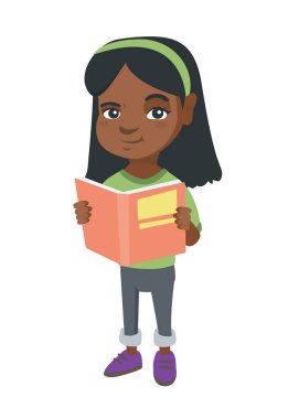 Bir kitap okuma Afro-Amerikan liseli kızlar.