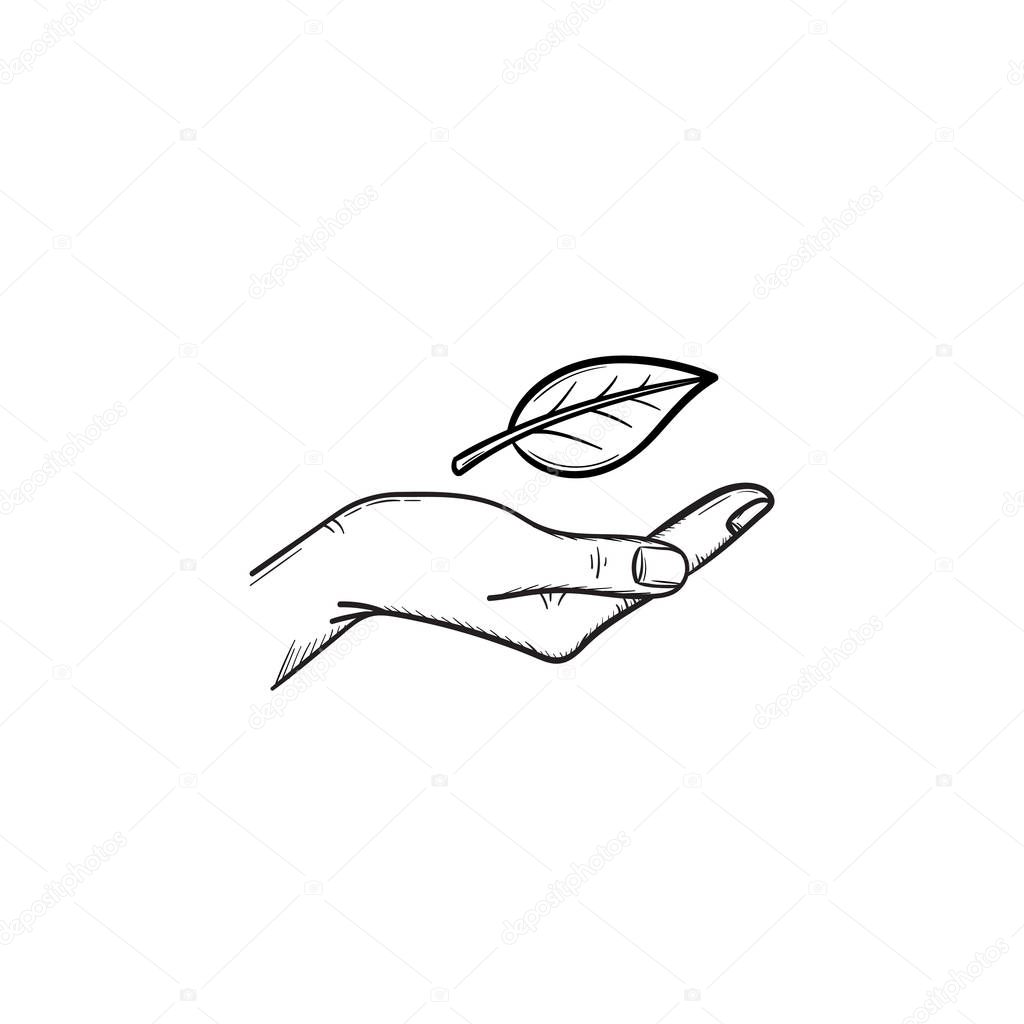 Environment protection hand drawn sketch icon.