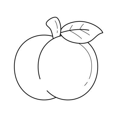 Apple vektör satırı simgesi.