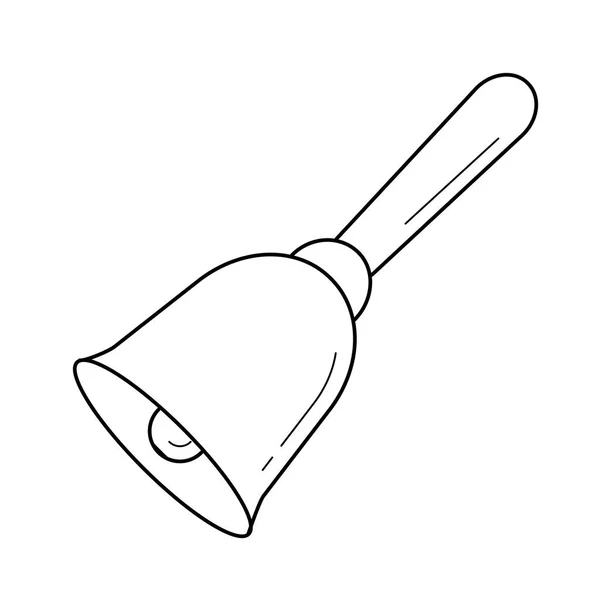 Icône de ligne vectorielle Bell . — Image vectorielle