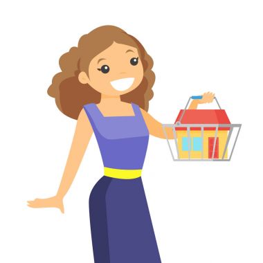 Genç beyaz beyaz kadın ev satın alma.