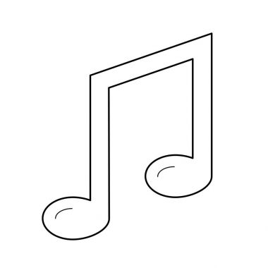 Crotchet satırı simgesi.