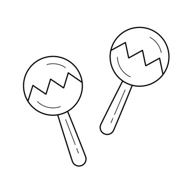 Marakas satırı simgesi.