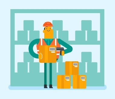 Beyaz depo alt kutusunu barkod tarama