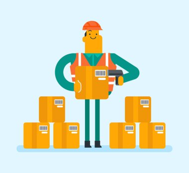 Beyaz depo alt kutusunu barkod tarama