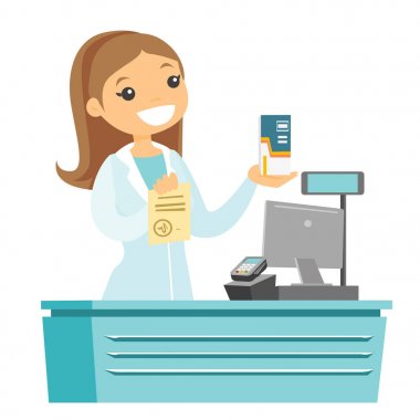 Beyaz beyaz eczacı yazma reçete.