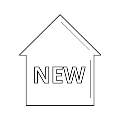 Yeni ev satırı simgesi.