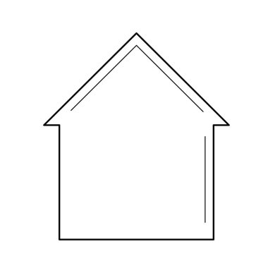 Ev satırı simgesi.