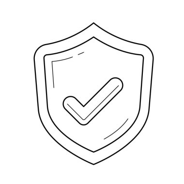 Kalite onaylı satırı simgesi.